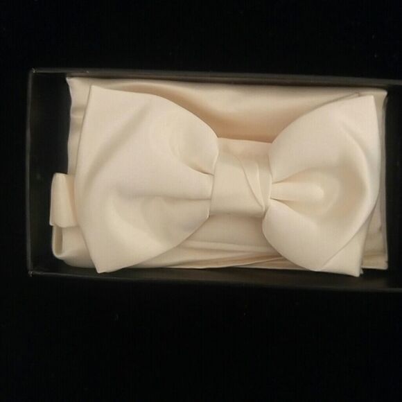 MEN'S LARR BRIO BOW TIE AND HANKY SET - Picture 1 of 2
